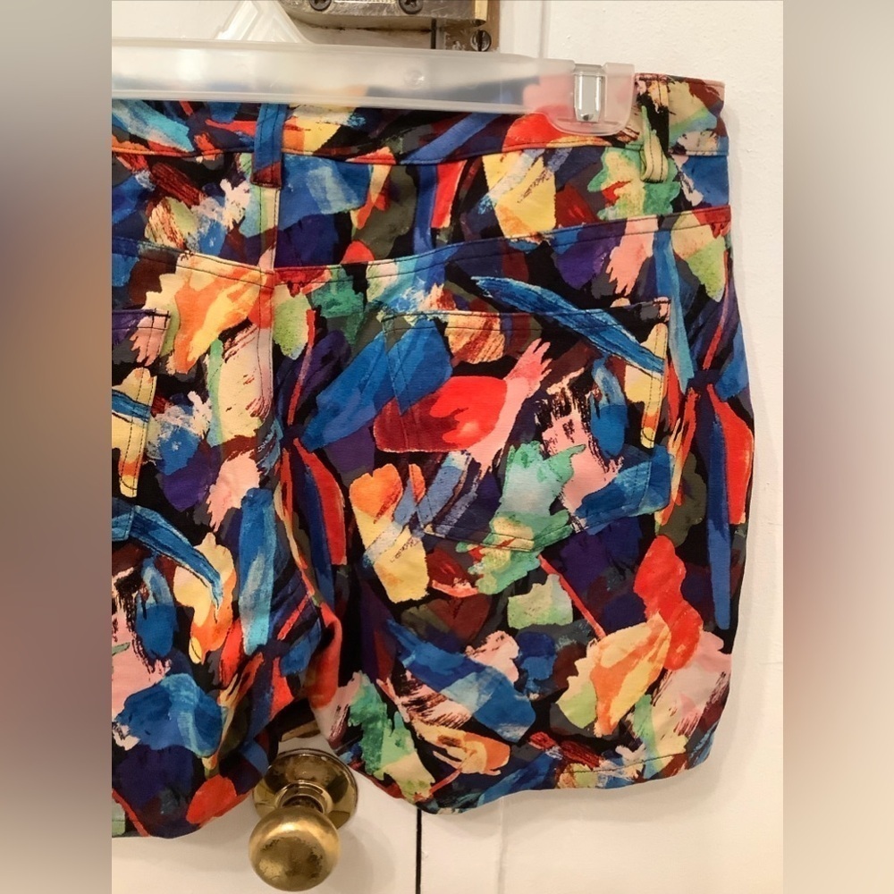 St33le Stretch Knit Jeans Rainbow Shorts Limited Edition 6” Inseam Sz. 34​​​​​​ - Picture 14 of 14